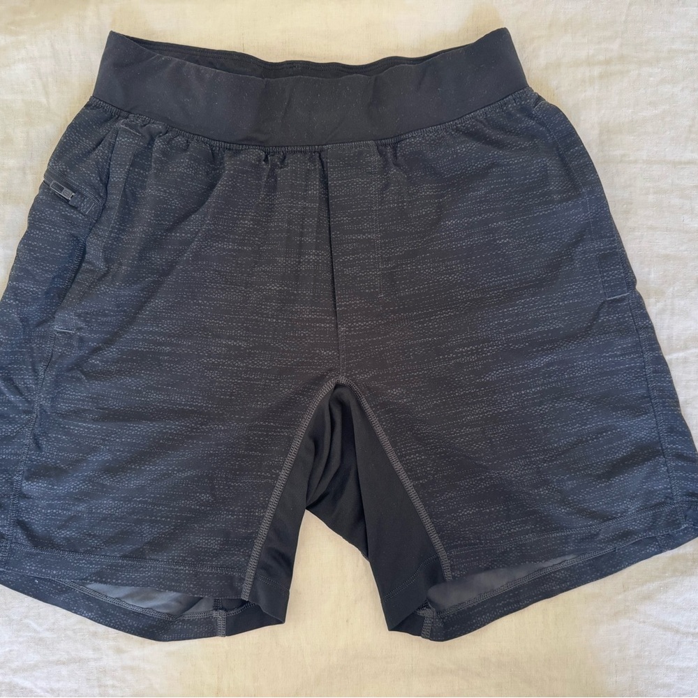 Lululemon Athletica Black T.H.E. Short M Athletic Shorts